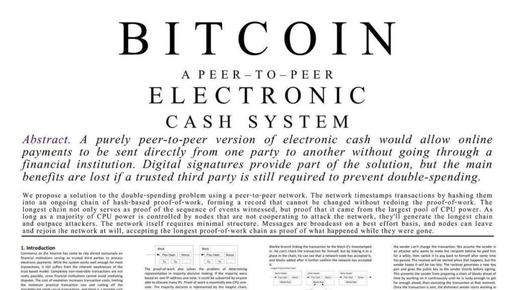 White Paper Bitcoin Sistem Keuangan